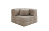 Gemütlicher Designer Cord Sessel mit Lazy Funktion für modernes Wohnzimmer