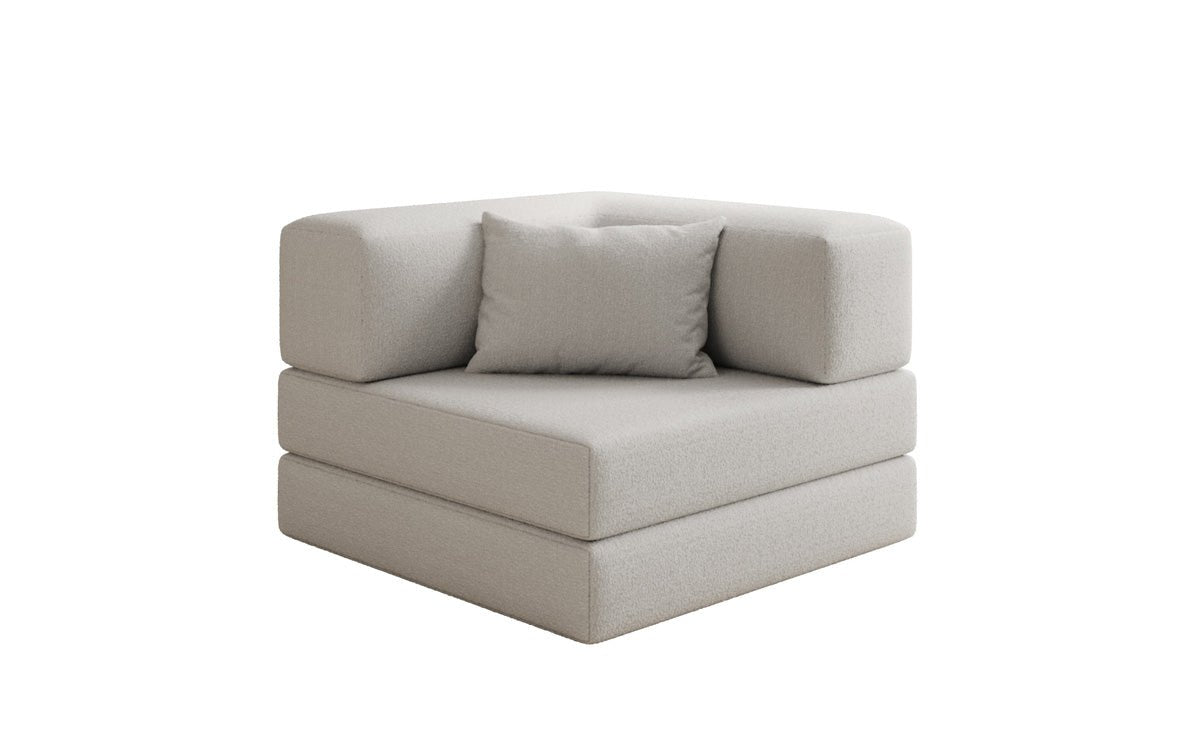 Gemütlicher Designer Bouclé Sofa-Sessel: Stilvoller Komfort für Ihr Zuhause