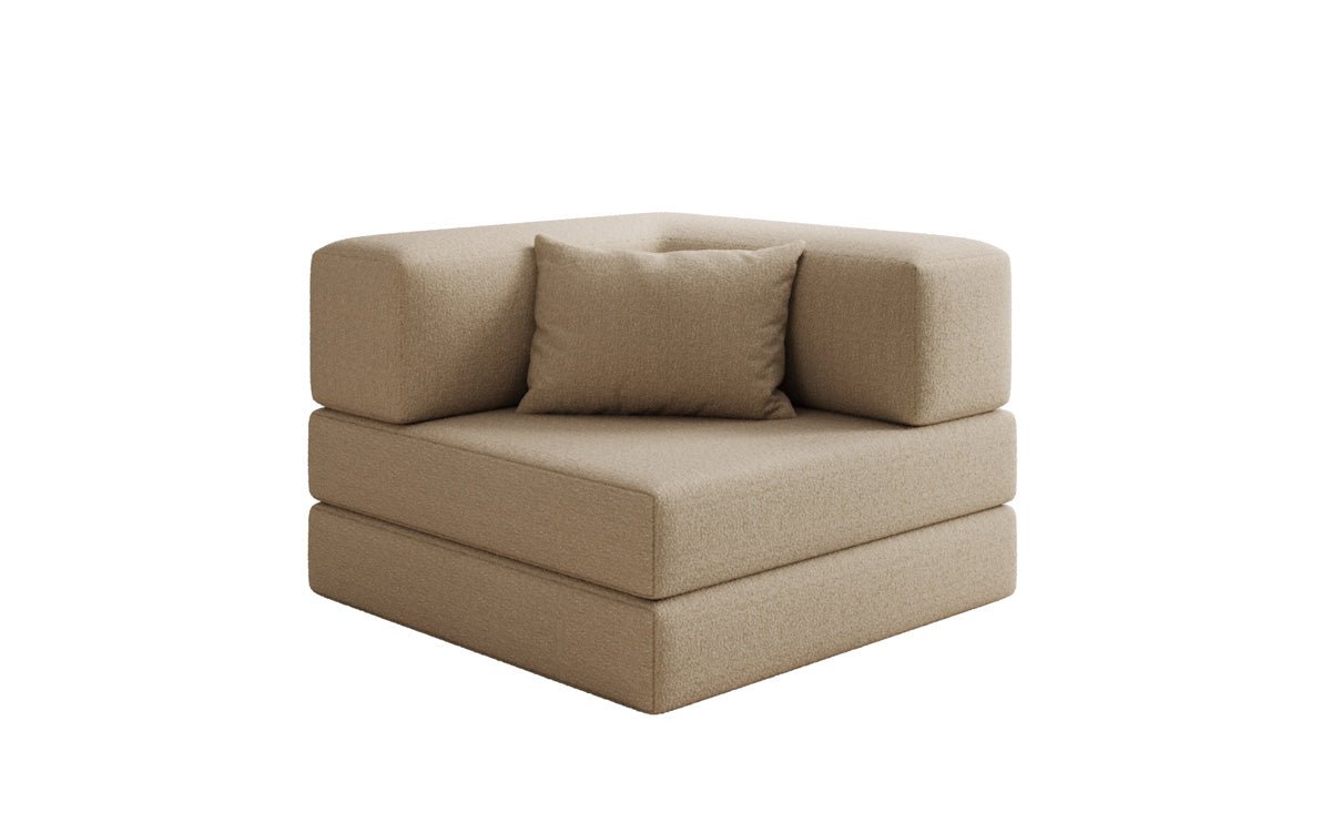 Gemütlicher Designer Bouclé Sofa-Sessel: Stilvoller Komfort für Ihr Zuhause
