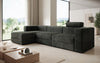 Modernes Ecksofa Stockholm aus Cord mit Stauraum und Schlaffunktion