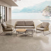 Luxuriöses Garten Lounge Set Veleno - Aluminiumrahmen, wetterfest, modern, komfortabel