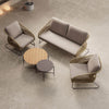 Luxuriöses Garten Lounge Set Veleno - Aluminiumrahmen, wetterfest, modern, komfortabel