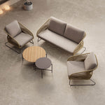 Lade das Bild in den Galerie-Viewer, Luxuriöses Veleno Garten Lounge Set – Elegantes Aluminium Gestell für Outdoor Luxus
