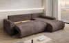 Luxuriöses Designer-Schlafsofa 'Nelly' mit Funktionen und praktischem Stauraum