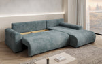 Lade das Bild in den Galerie-Viewer, Luxuriöses Designer-Schlafsofa &#39;Nelly&#39; mit Funktionen und praktischem Stauraum
