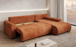 Lade das Bild in den Galerie-Viewer, Luxuriöses Designer-Schlafsofa &#39;Nelly&#39; mit Funktionen und praktischem Stauraum
