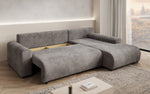 Lade das Bild in den Galerie-Viewer, Luxuriöses Designer-Schlafsofa &#39;Nelly&#39; mit Funktionen und praktischem Stauraum
