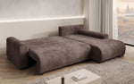 Lade das Bild in den Galerie-Viewer, Luxuriöses Designer-Schlafsofa &#39;Nelly&#39; mit Funktionen und praktischem Stauraum
