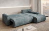 Luxuriöses Designer-Schlafsofa 'Nelly' mit Funktionen und praktischem Stauraum