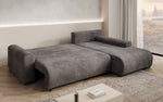Lade das Bild in den Galerie-Viewer, Luxuriöses Designer-Schlafsofa &#39;Nelly&#39; mit Funktionen und praktischem Stauraum
