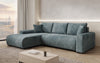 Luxuriöses Designer-Schlafsofa 'Nelly' mit Funktionen und praktischem Stauraum