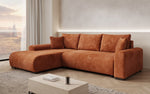 Lade das Bild in den Galerie-Viewer, Luxuriöses Designer-Schlafsofa &#39;Nelly&#39; mit Funktionen und praktischem Stauraum
