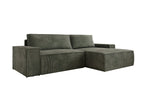 Lade das Bild in den Galerie-Viewer, Corino Designer Ecksofa aus Cordstoff mit Schlaffunktion und Klappfunktion
