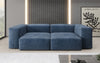 Luxuriöses Snug 2-Sitzer Samtsofa: Modernes Design, Ultrakomfortabel für Ihr Wohnzimmer