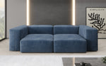 Lade das Bild in den Galerie-Viewer, Luxuriöses Snug 2-Sitzer Samtsofa: Modernes Design, Ultrakomfortabel für Ihr Wohnzimmer
