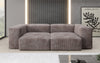 Luxuriöses Cord Designer 2-Sitzer Sofa Snug – Modern, Gemütlich, Vielseitig Farben