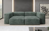 Luxuriöses Cord Designer 2-Sitzer Sofa Snug – Modern, Gemütlich, Vielseitig Farben
