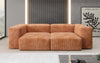 Luxuriöses Cord Designer 2-Sitzer Sofa Snug – Modern, Gemütlich, Vielseitig Farben