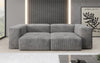 Luxuriöses Cord Designer 2-Sitzer Sofa Snug – Modern, Gemütlich, Vielseitig Farben