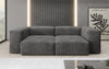 Luxuriöses Cord Designer 2-Sitzer Sofa Snug – Modern, Gemütlich, Vielseitig Farben