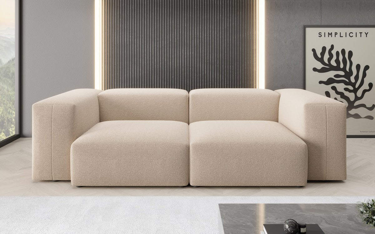 Designer 2-Sitzer Sofa Snug Bouclé – Modern, Gemütlich, Stilvoll, Luxuriös