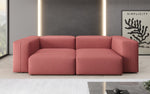 Lade das Bild in den Galerie-Viewer, Designer Gemütliches 2-Sitzer Stoffsofa: Modern, Komfortabel &amp; Stylisch für Ihr Zuhause
