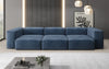 Luxuriöses Designer 3-Sitzer Samtsofa Snug – Komfortables Wohnzimmer Sofa mit Stil