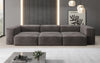Luxuriöses Designer 3-Sitzer Samtsofa Snug – Komfortables Wohnzimmer Sofa mit Stil