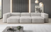 Luxuriöses Designer 3-Sitzer Samtsofa Snug – Komfortables Wohnzimmer Sofa mit Stil