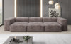 Designer 3-Sitzer Cord Sofa Snug – Gemütliches, Modernes Luxus Wohnzimmer Sofa