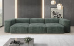 Lade das Bild in den Galerie-Viewer, Gemütliches Designer 3-Sitzer Cordsofa Snug für modernes Wohnzimmer – Stilvoller Komfort

