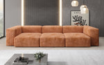 Lade das Bild in den Galerie-Viewer, Designer 3-Sitzer Cord Sofa Snug – Gemütliches, Modernes Luxus Wohnzimmer Sofa
