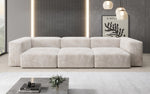 Lade das Bild in den Galerie-Viewer, Designer 3-Sitzer Cord Sofa Snug – Gemütliches, Modernes Luxus Wohnzimmer Sofa
