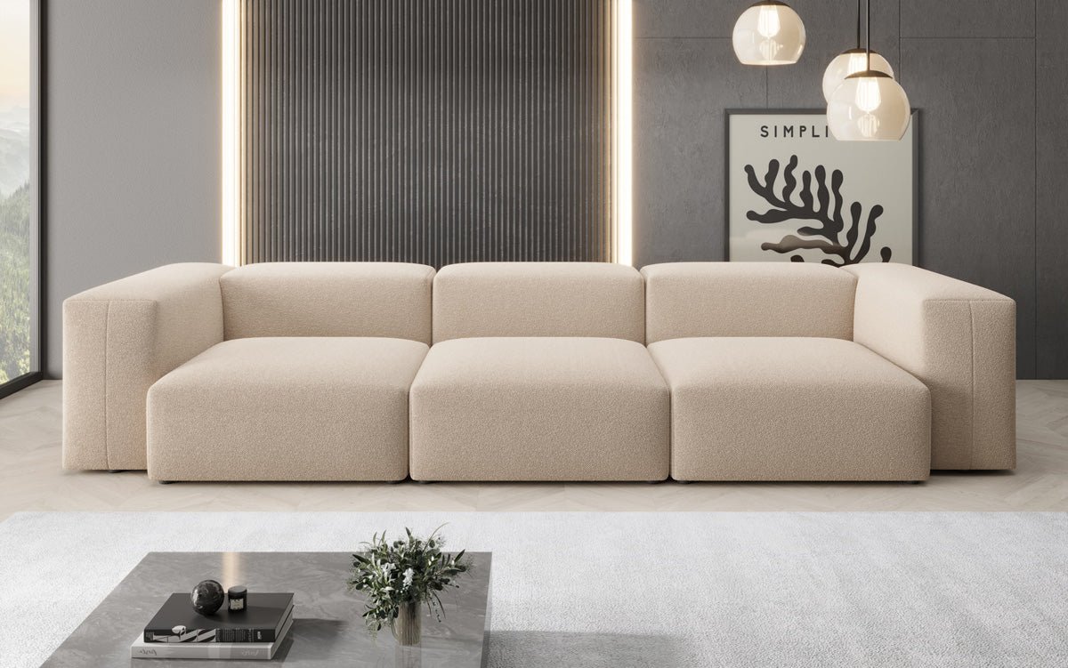 Luxuriöses Designer 3-Sitzer Sofa Snug aus Bouclé – Gemütlicher Komfort für Ihr Wohnzimmer