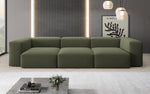 Lade das Bild in den Galerie-Viewer, Luxuriöses Designer 3-Sitzer Bouclé Sofa Snug: Modern, Gemütlich, Stilvoll für Ihr Zuhause
