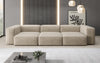Luxuriöses Designer 3-Sitzer Samtsofa Snug – Komfortables Wohnzimmer Sofa mit Stil