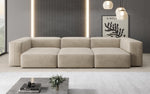 Lade das Bild in den Galerie-Viewer, Luxuriöses Designer 3-Sitzer Samtsofa Snug – Komfortables Wohnzimmer Sofa mit Stil
