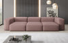 Designer 3-Sitzer Sofa Snug: Luxuriöses Stoff-Sofa für modernes Wohnzimmer
