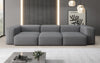 Designer 3-Sitzer Sofa Snug: Luxuriöses Stoff-Sofa für modernes Wohnzimmer