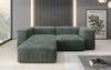Luxuriöses L-Sofa Snug Mini: Modulares Ecksofa aus Cordstoff für modernes Wohnen