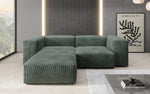 Lade das Bild in den Galerie-Viewer, Luxuriöses L-Sofa Snug Mini: Modulares Ecksofa aus Cordstoff für modernes Wohnen
