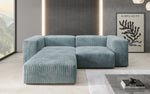 Lade das Bild in den Galerie-Viewer, Luxuriöses L-Sofa Snug Mini: Modulares Ecksofa aus Cordstoff für modernes Wohnen
