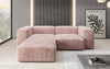 Luxuriöses L-Sofa Snug Mini: Modulares Ecksofa aus Cordstoff für modernes Wohnen