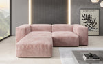 Lade das Bild in den Galerie-Viewer, Luxuriöses L-Sofa Snug Mini: Modulares Ecksofa aus Cordstoff für modernes Wohnen
