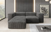 Luxuriöses L-Sofa Snug Mini: Modulares Ecksofa aus Cordstoff für modernes Wohnen