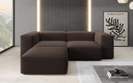 Lade das Bild in den Galerie-Viewer, Luxuriöses Designer L-Sofa Snug Mini aus edlem Bouclé-Stoff für Ihr Zuhause
