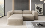 Lade das Bild in den Galerie-Viewer, Luxuriöses L-Sofa Snug Mini Samt: Modulares Ecksofa für ultimativen Komfort
