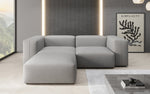 Lade das Bild in den Galerie-Viewer, Luxuriöses L-Sofa Snug Mini: Modernes Stoff-Ecksofa für Ihr Wohnzimmer
