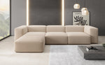 Lade das Bild in den Galerie-Viewer, Gemütliches L-Sofa aus Bouclé: Luxus und Komfort für Ihr Zuhause
