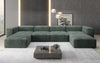 Luxuriöses U-Sofa Snug im Cord-Design – Modern, Gemütlich, Großzügig für Ihr Wohnzimmer